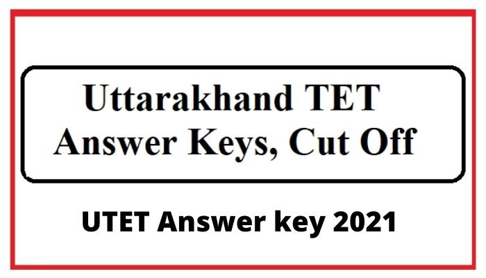 UTET Answer Key 2021