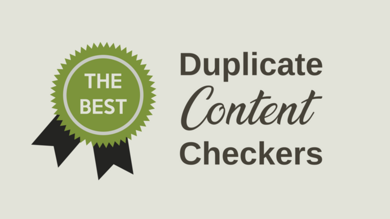 free duplicate content checker tool