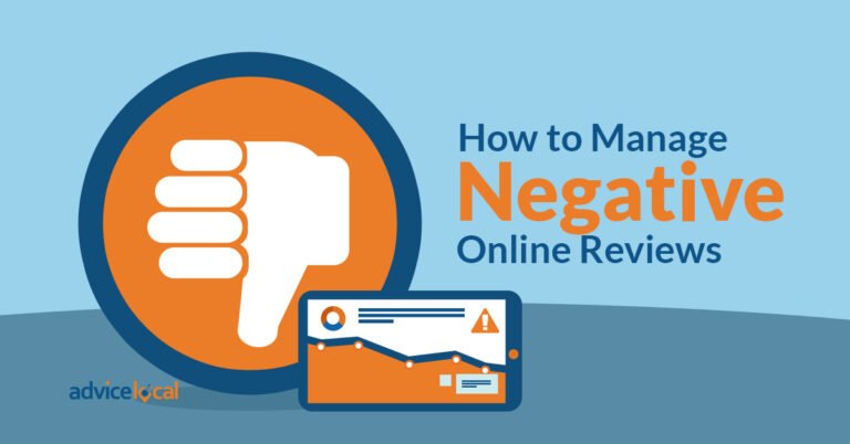 How to Deal With Negative Online Reviews